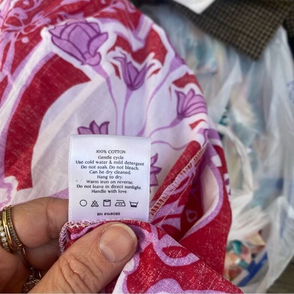 Beyond by Vera 1538 Giselle COMO ROUGE midi dress size XS - Picture 10 of 16